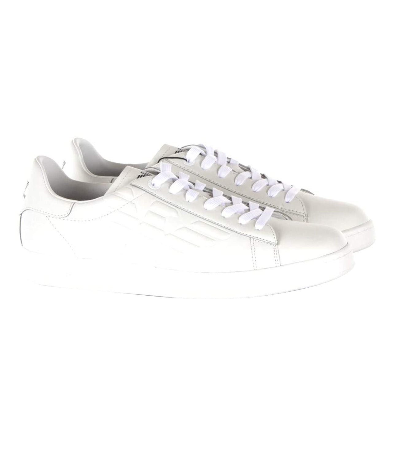 EA7 Emporio Armani Sneakers Uomo Mod. X8X001 XCC51 00001 WHITE Bianco