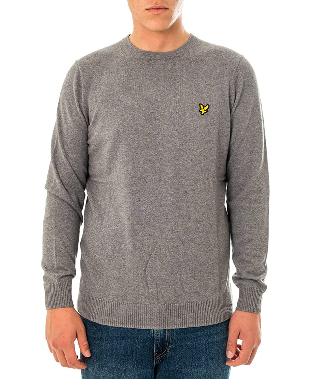 Lyle & Scott Lyle &amp; Scott Maglione G Uomo Mod. KN400 MERINO T28 GREY Grigio