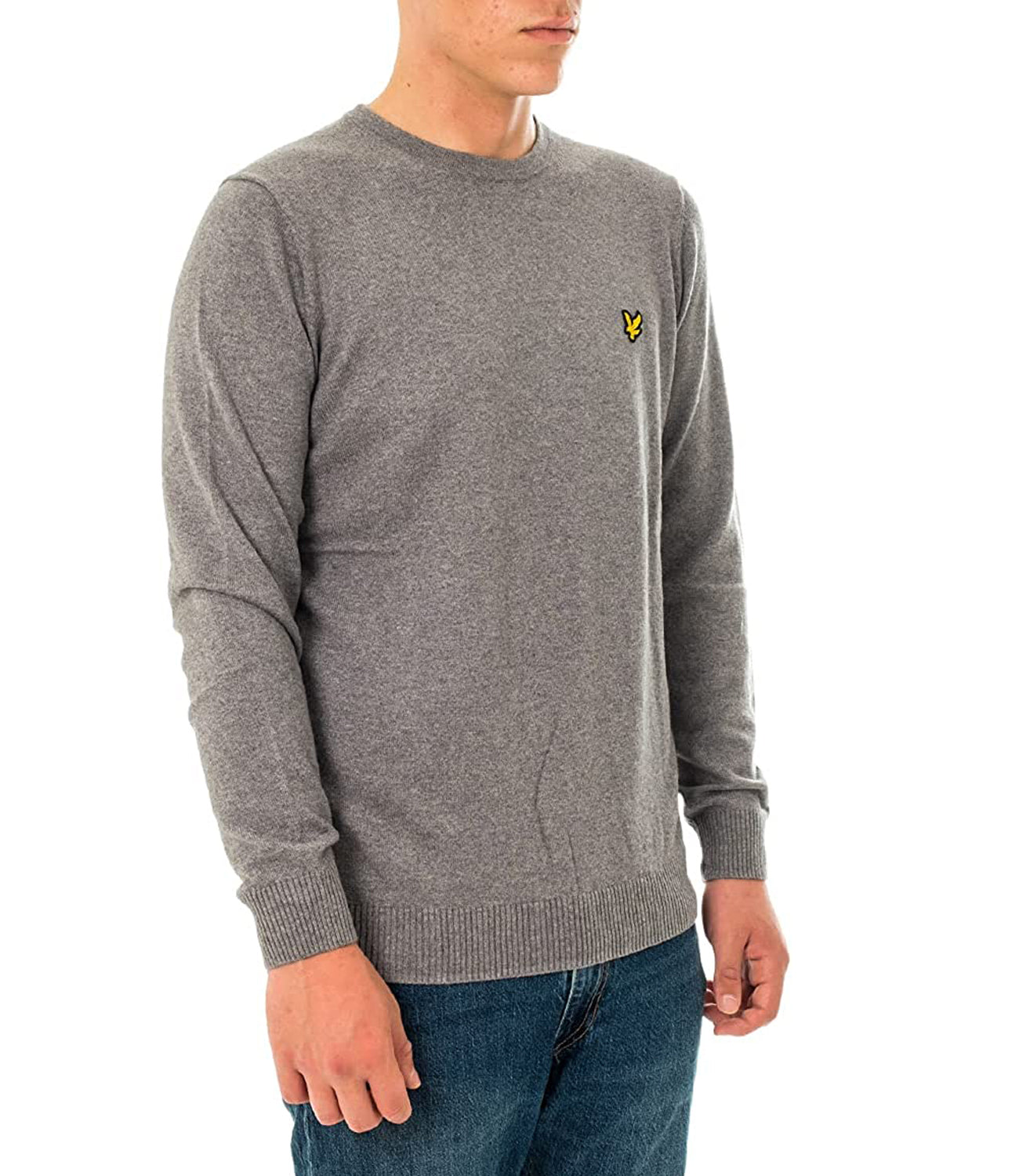 Lyle & Scott Lyle &amp; Scott Maglione G Uomo Mod. KN400 MERINO T28 GREY Grigio