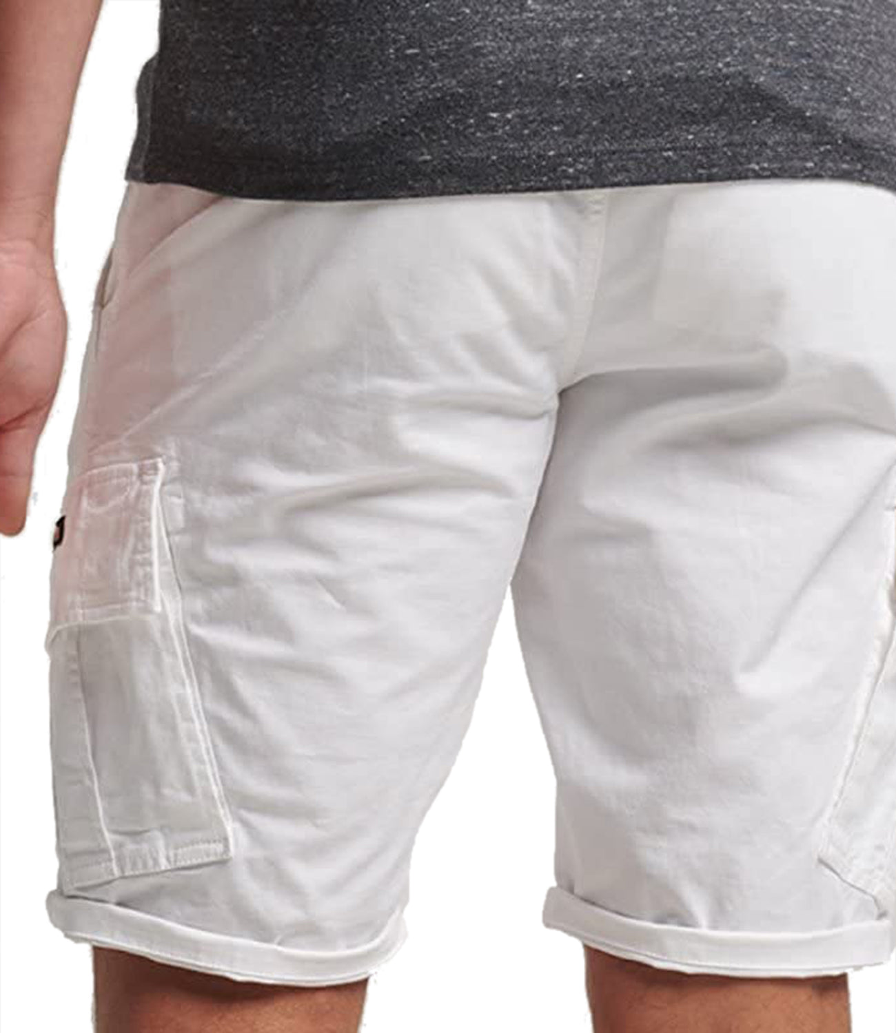 Superdry Bermuda Uomo Mod. M7110300 01C WHITE Bianco