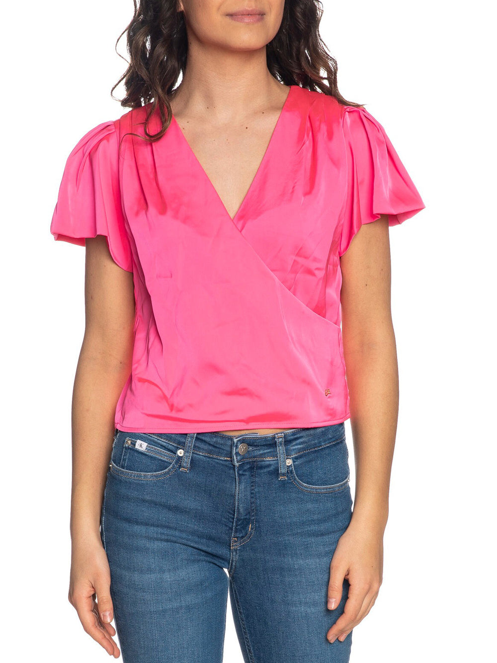 Yes Zee Blusa da Donna Fuxia Fucsia