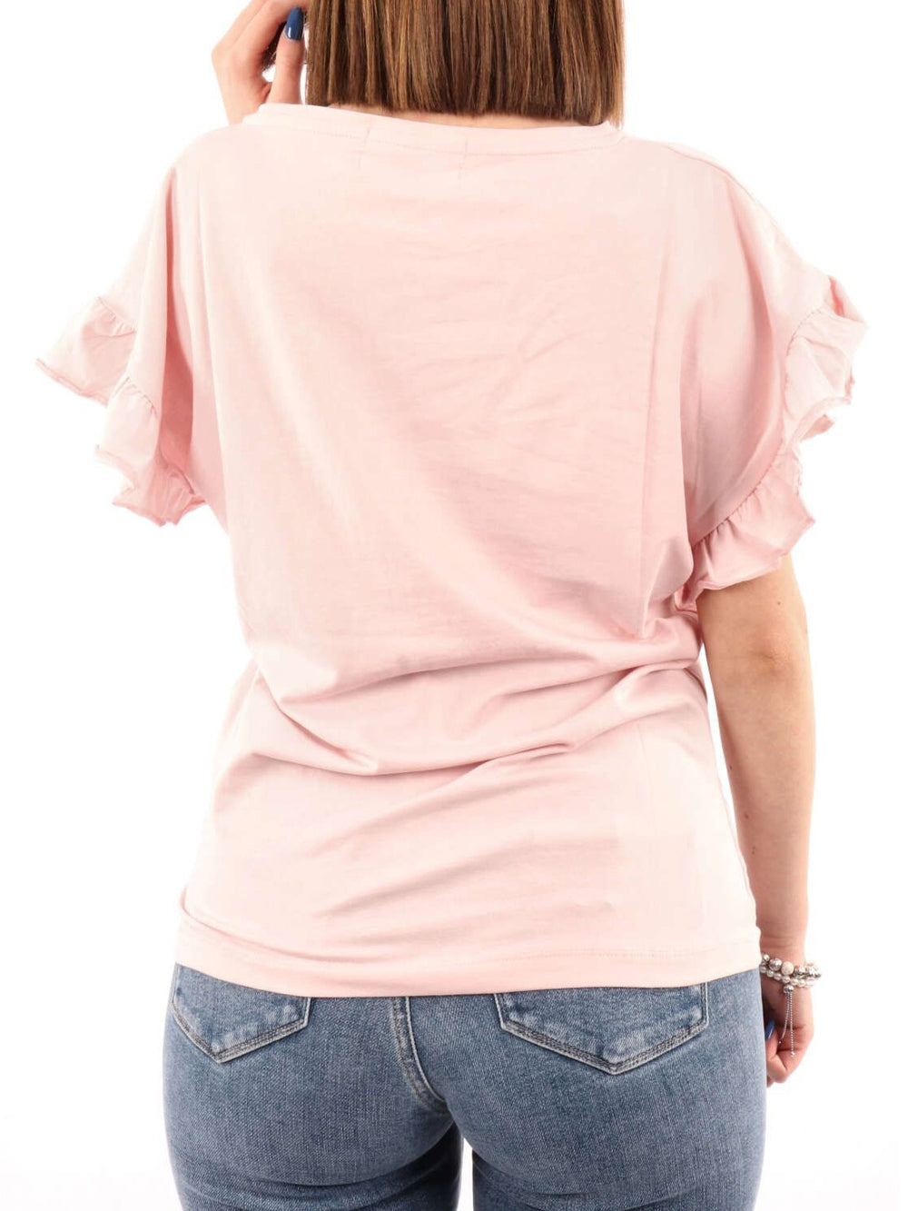 Yes Zee T-shirt da Donna Rosa