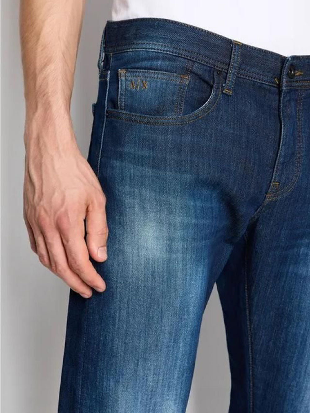 Jeans Slim Armani Exchange da Uomo - Denim