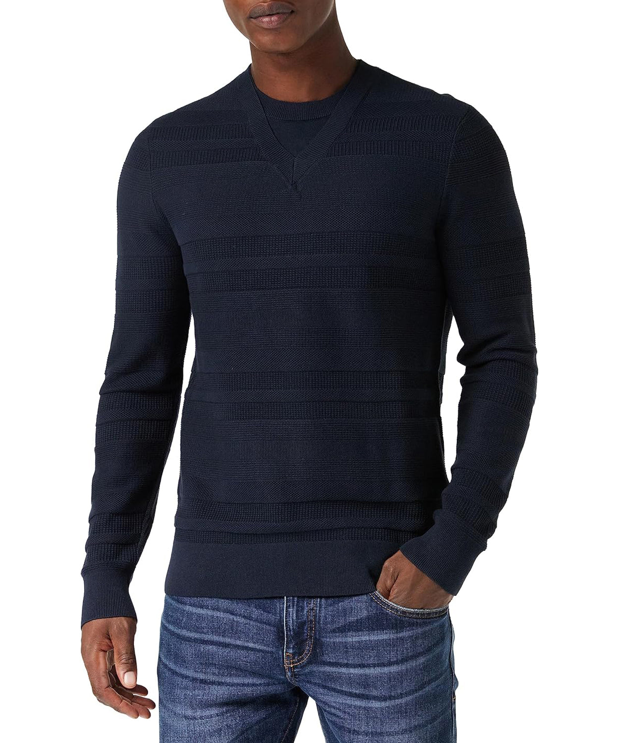 A|X Armani Exchange Maglione Girocollo Uomo Mod. 6RZM1H ZMX8Z 1510 Blu