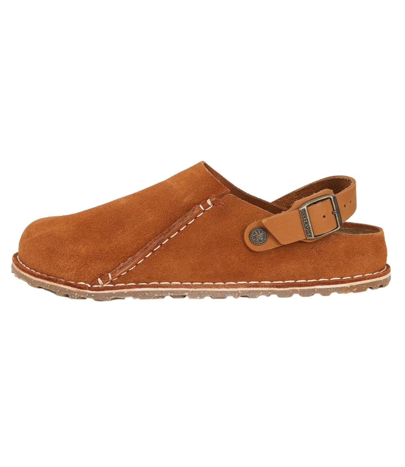 Birkenstock Ciabatta UNISEX Mod. 1025390 LUTRY PREMIUM COGNAC Cognac Marrone