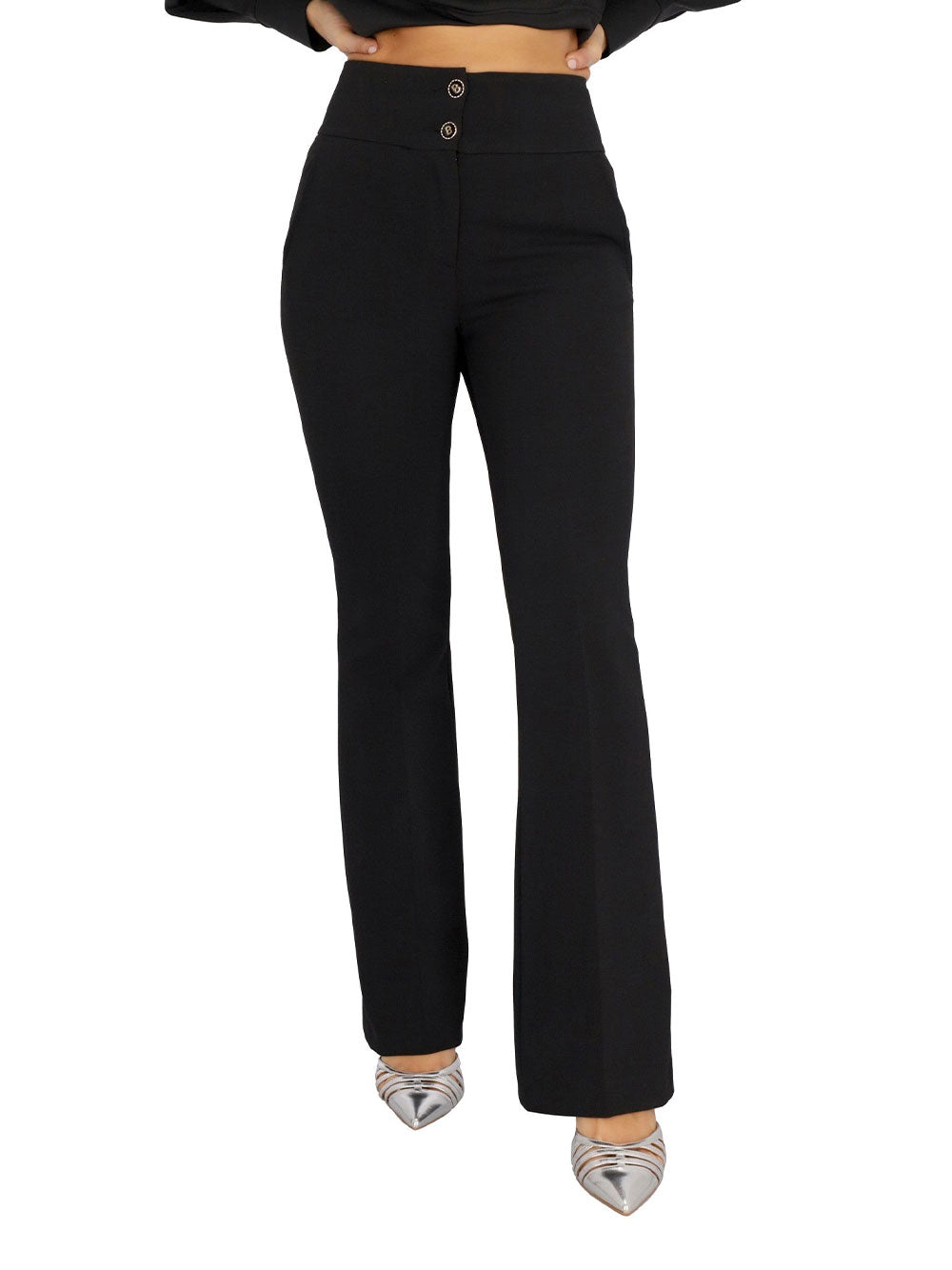 Pantalone Zampa Blugirl da Donna - Nero