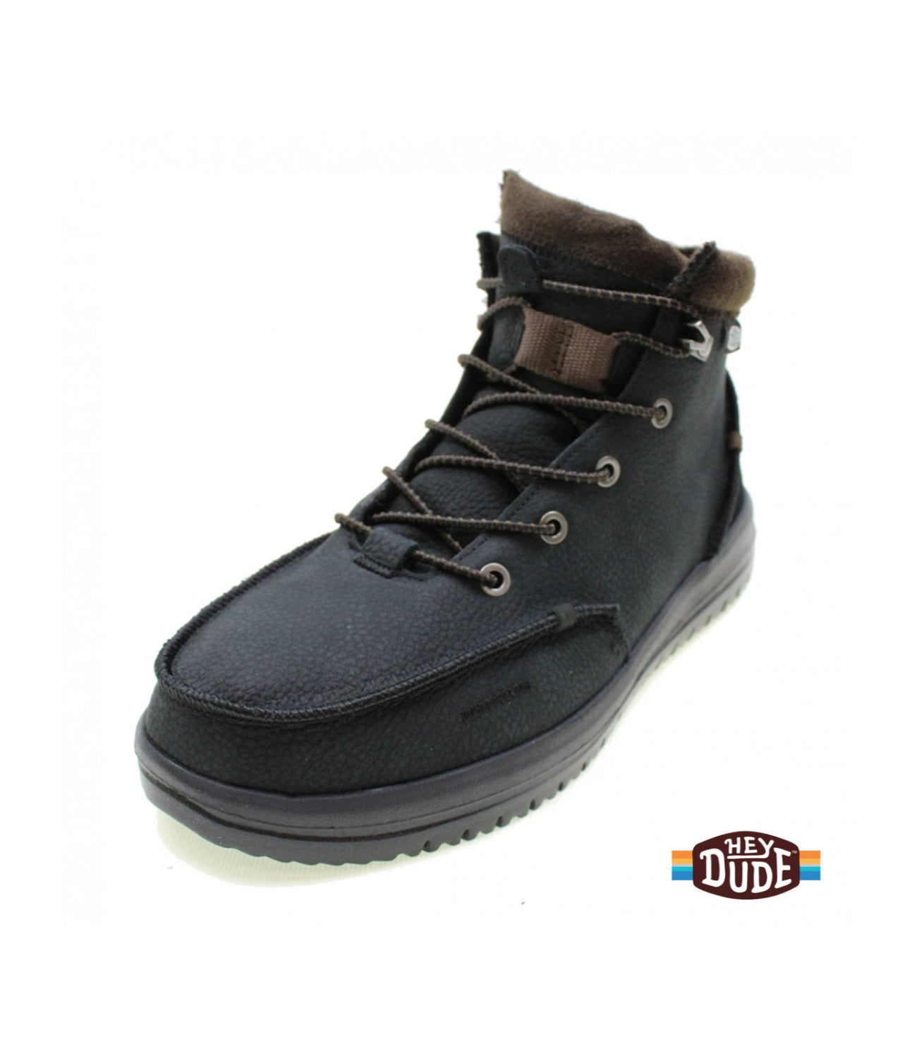 HEY DUDE Scarpa Uomo Mod. 40189 BRADLEY BOOT 001 BLACK Nero