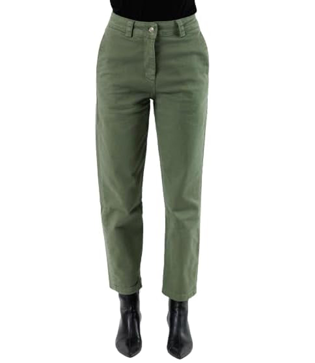 Kontatto Pantalone Donna Mod. TT1706 Militare Verde