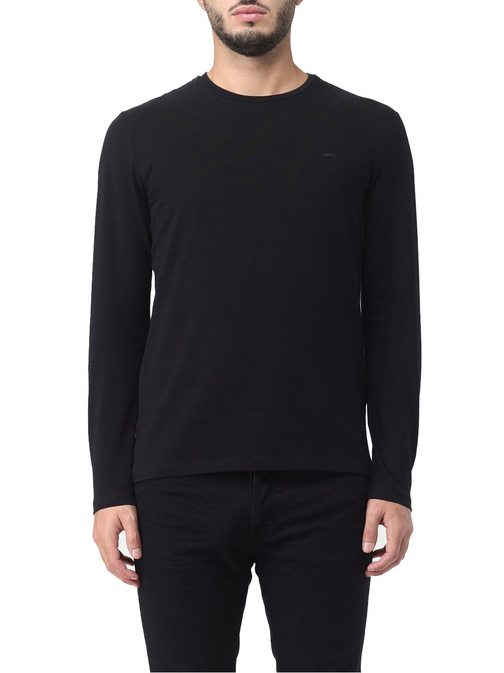 T-shirt Liu Jo Longbrand da Uomo - Nero