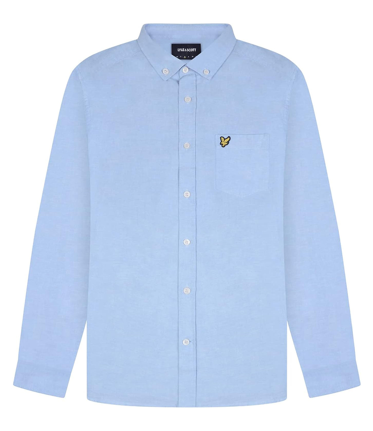 Lyle & Scott Lyle &amp; Scott Camicia m/l Uomo Mod. LW1302 X41 Celeste Blu