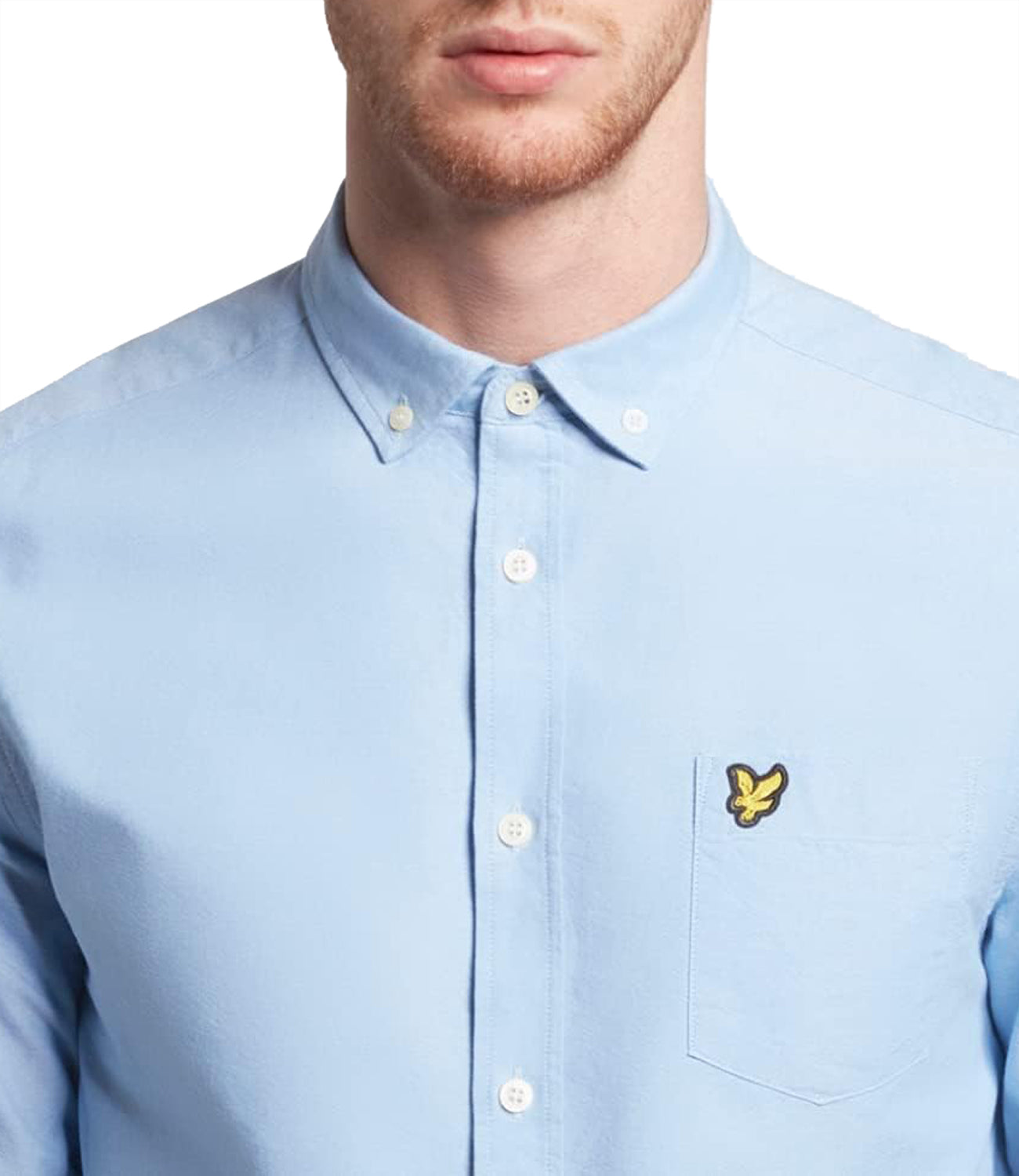 Lyle & Scott Lyle &amp; Scott Camicia m/l Uomo Mod. LW1302 X41 Celeste Blu