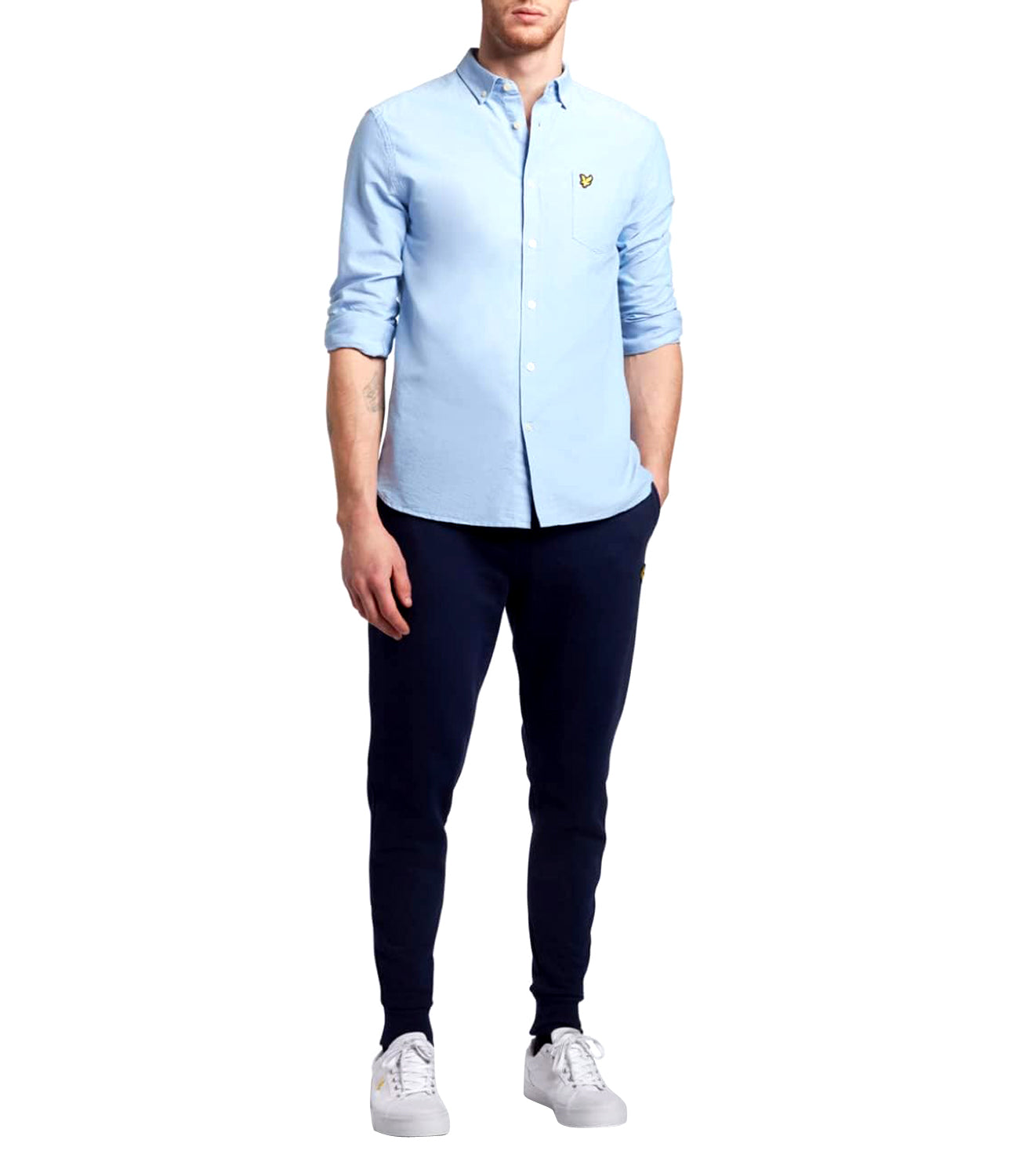 Lyle & Scott Lyle &amp; Scott Camicia m/l Uomo Mod. LW1302 X41 Celeste Blu