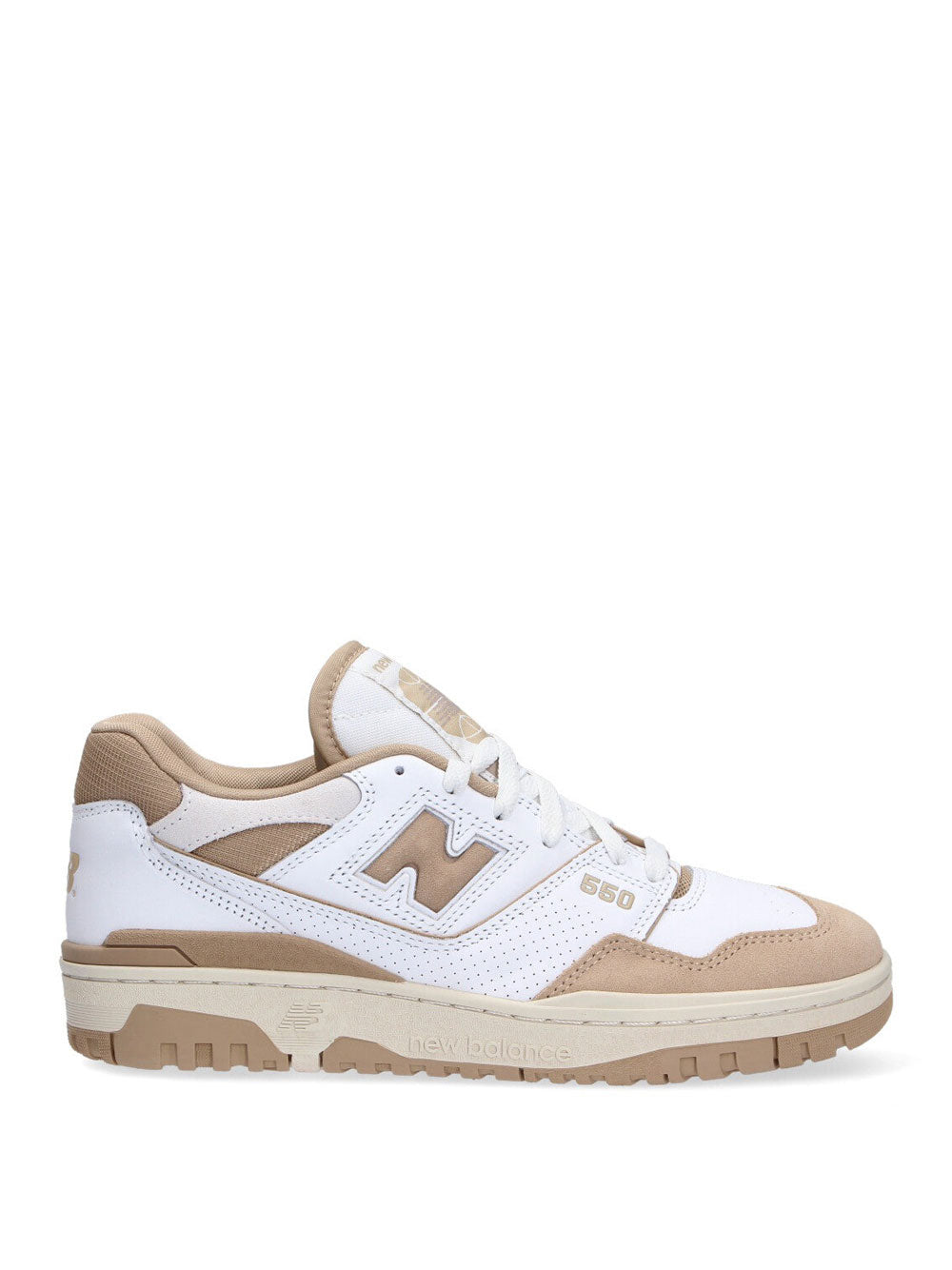 Sneakers New Balance 550 Unisex - Beige Bianco