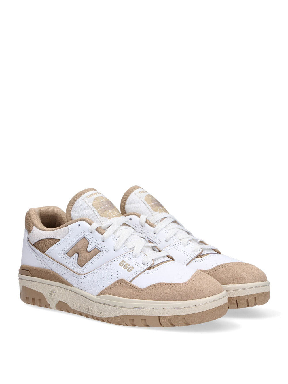 Sneakers New Balance 550 Unisex - Beige Bianco