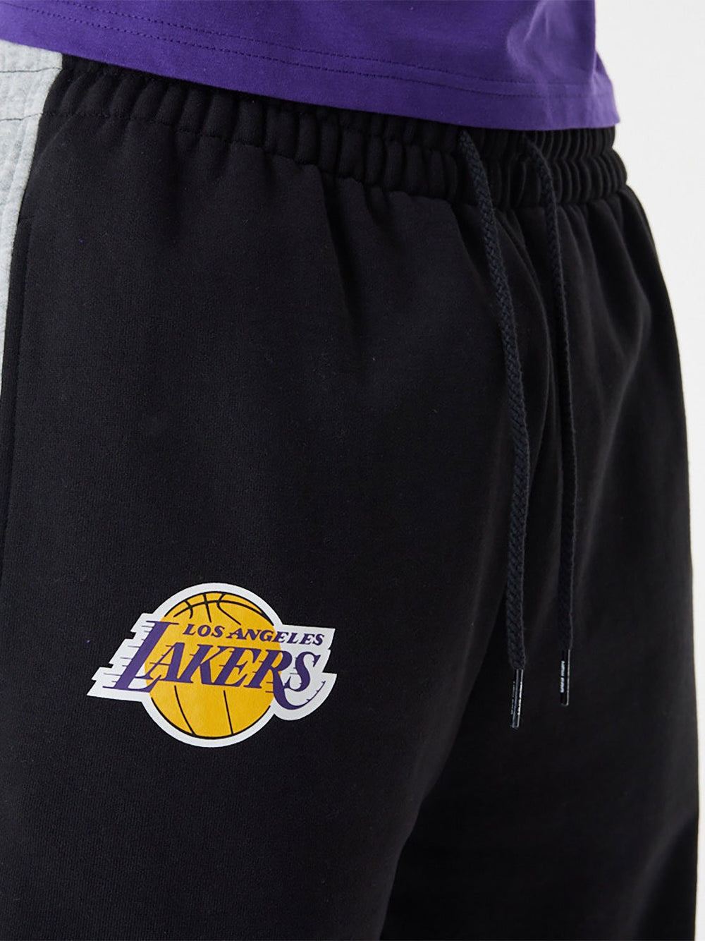 New Era Pantalone Tuta Basketball Los Angeles Lakers da Uomo - Nero