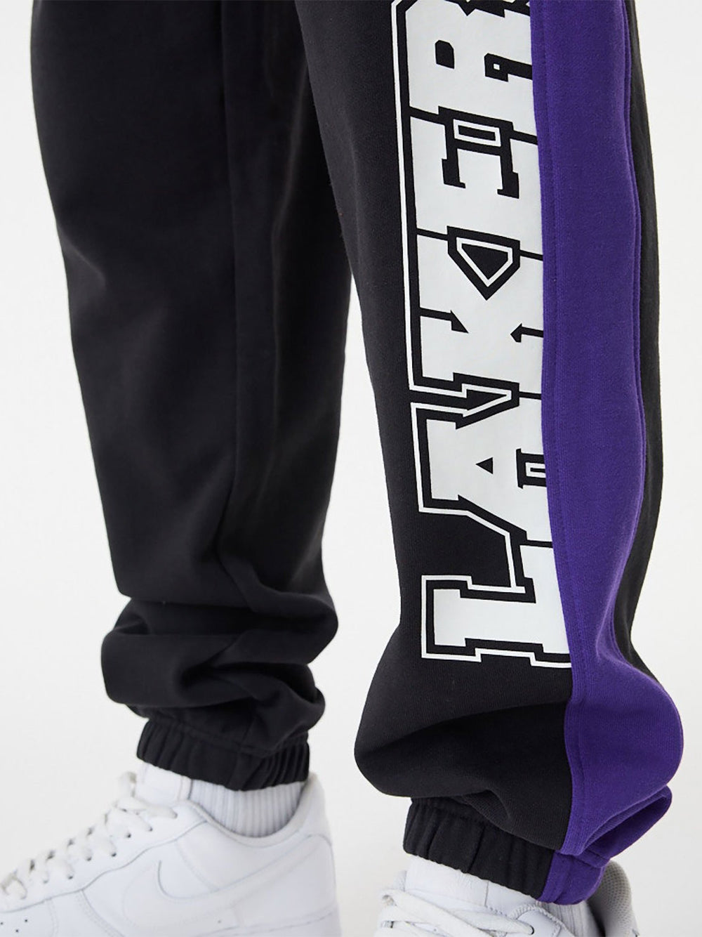 New Era Pantalone Tuta Basketball Los Angeles Lakers da Uomo - Nero