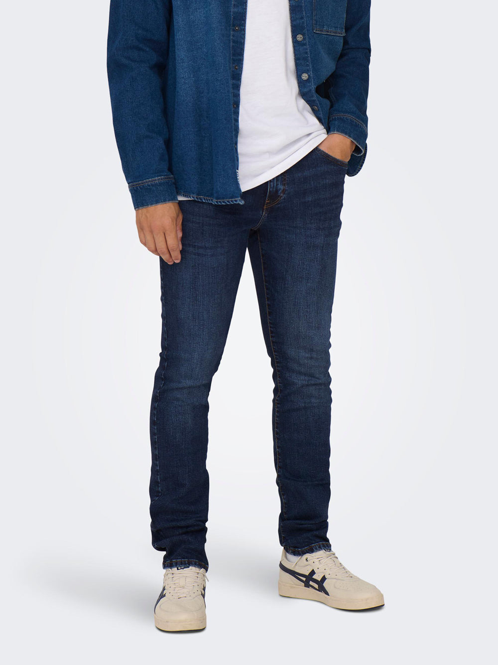 Only e Sons Jeans Slim da Uomo - Denim