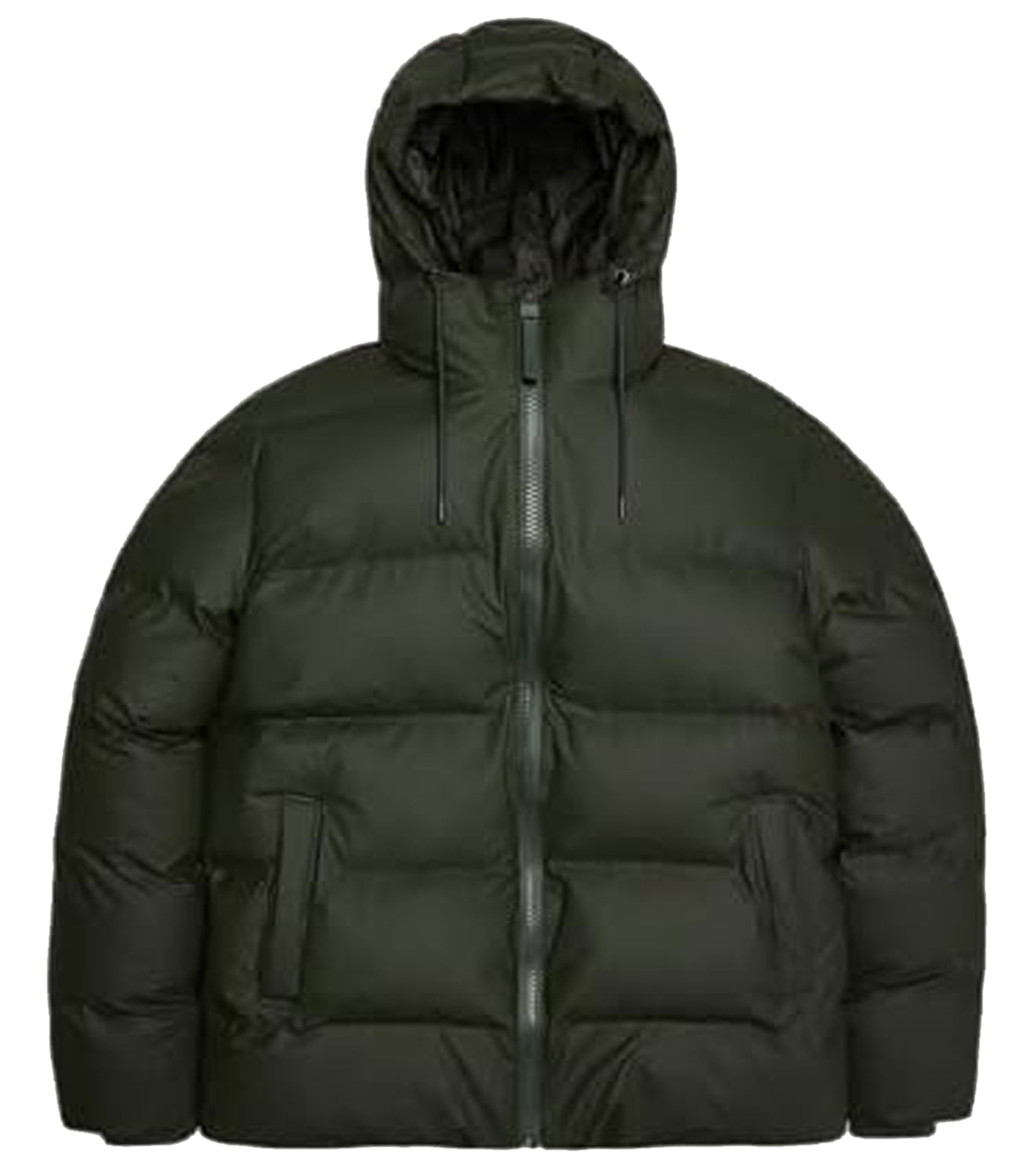 RAINS Giubbotto corto Uomo Mod. PUFFER JACKET 15120 03 Green Verde