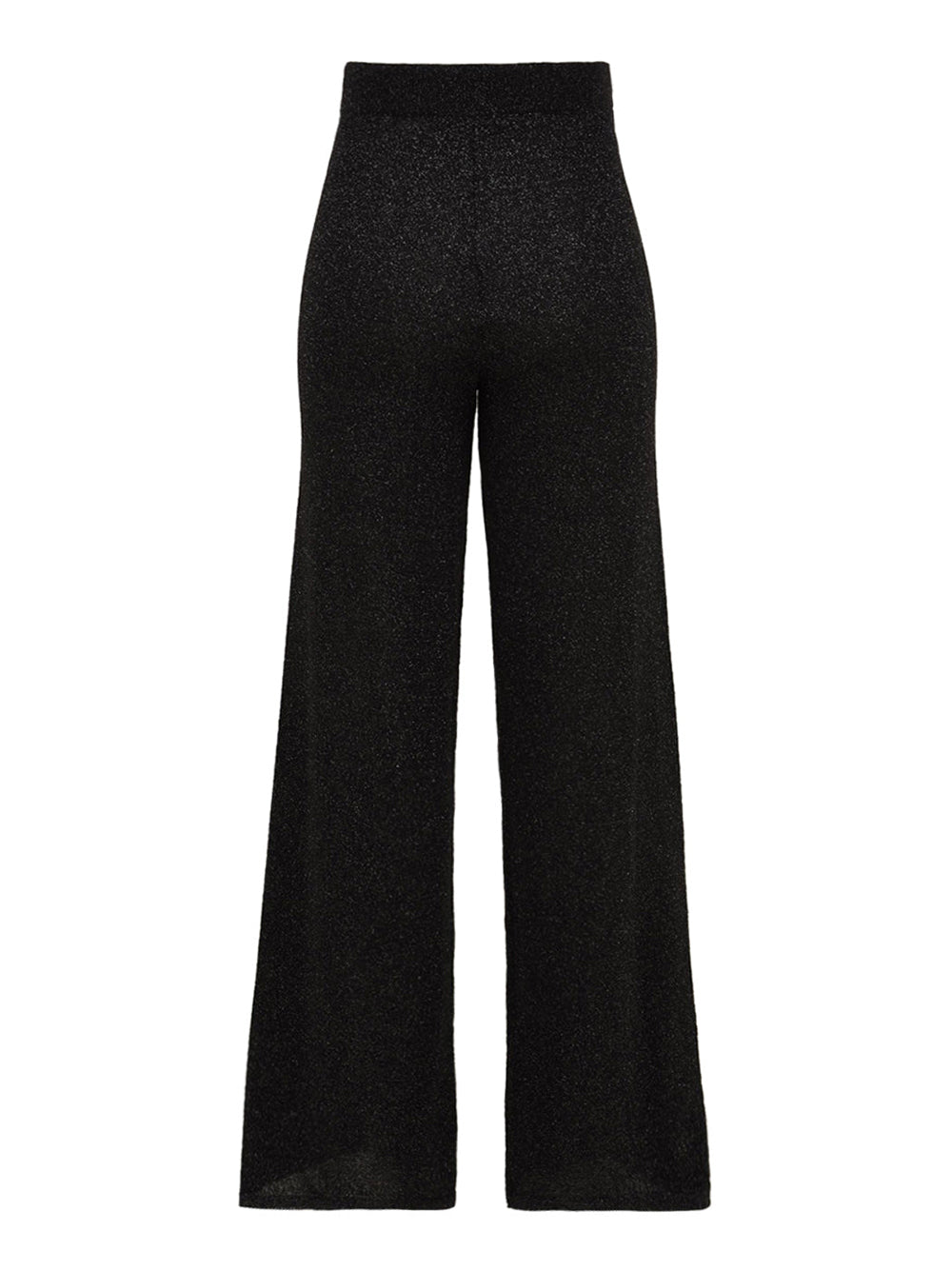 Pantalone Zampa Akep Lurex da Donna - Nero