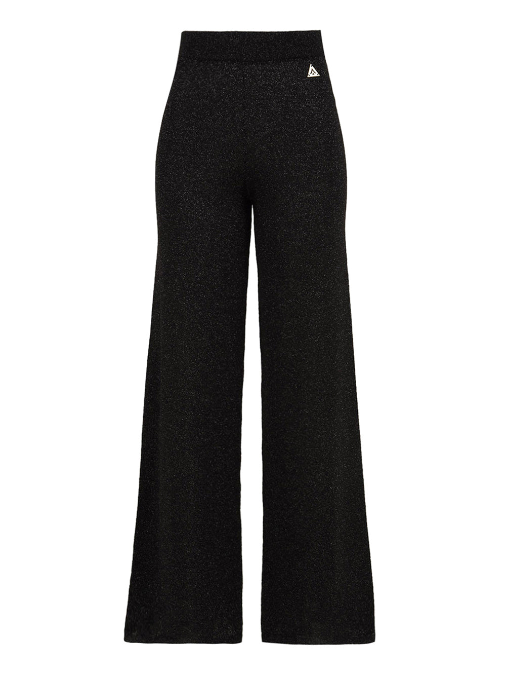 Pantalone Zampa Akep Lurex da Donna - Nero