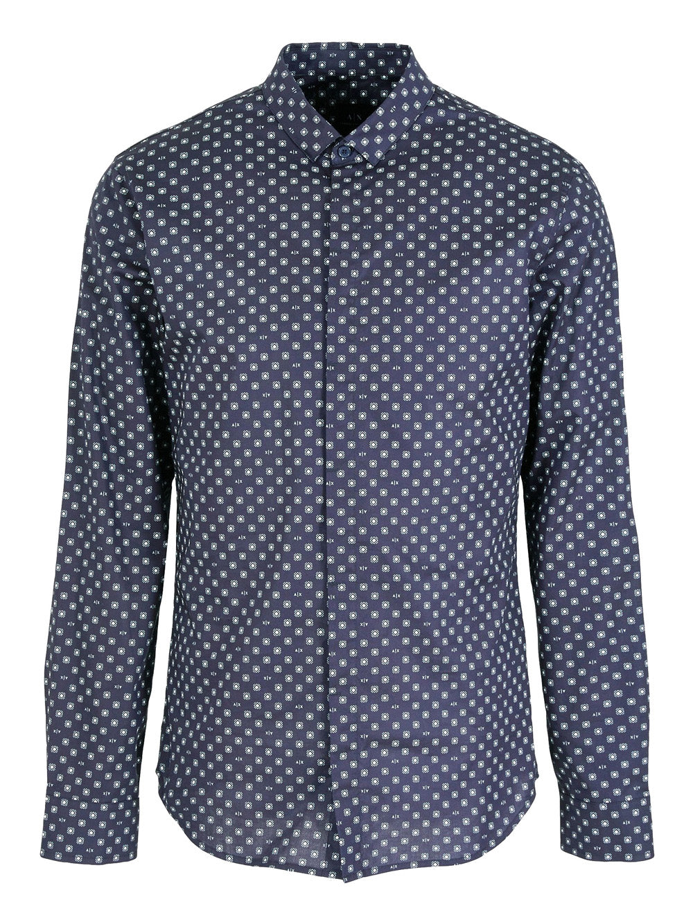 Camicia Casual Armani Exchange da Uomo - Blu