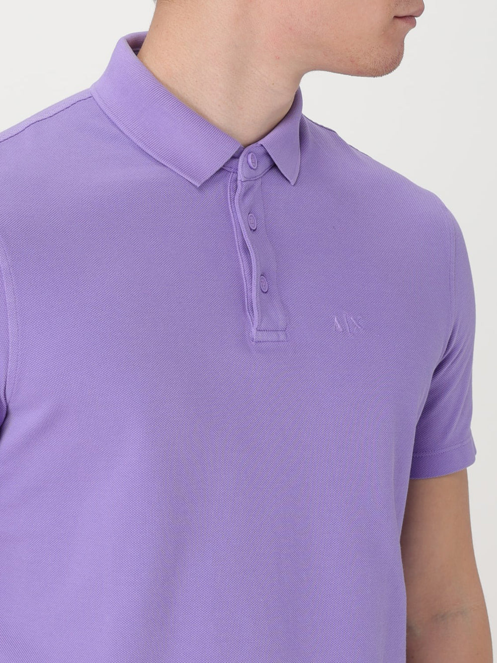 Polo Armani Exchange da Uomo - Viola