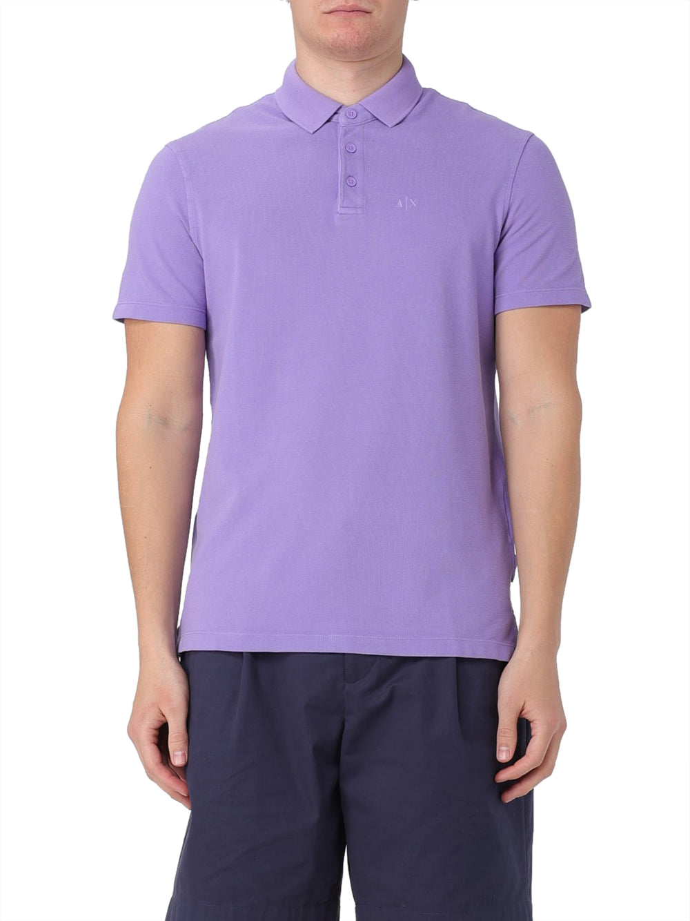 Polo Armani Exchange da Uomo - Viola