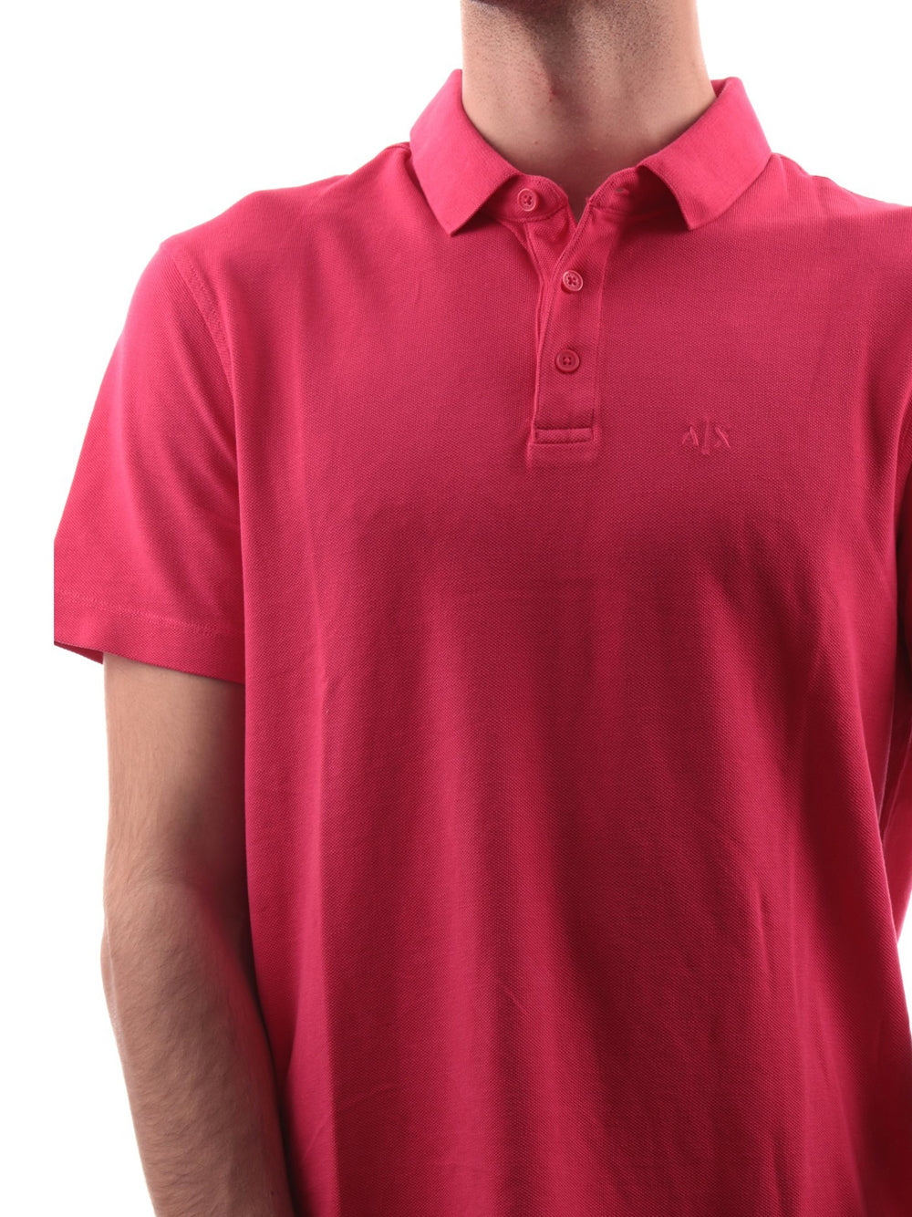 Polo Armani Exchange da Uomo - Fuxia Fucsia