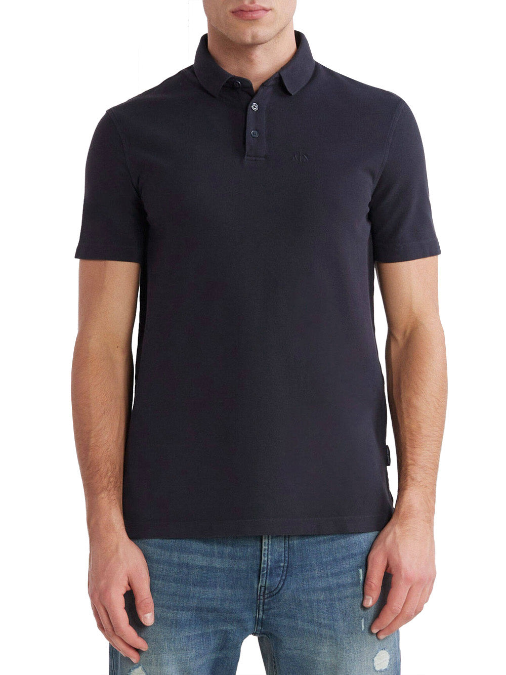 Polo Armani Exchange da Uomo - Blu