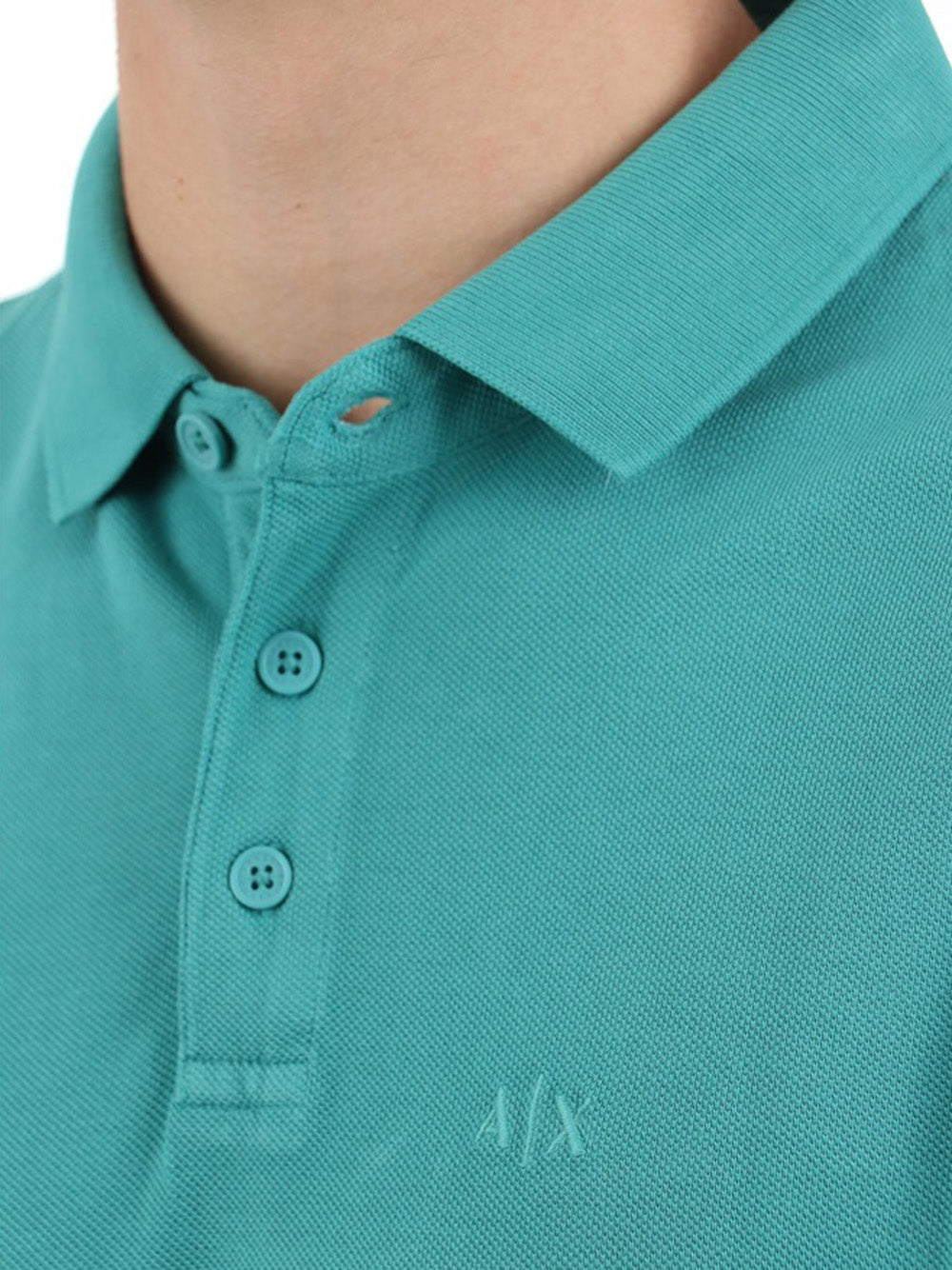 Polo Armani Exchange da Uomo - Verde