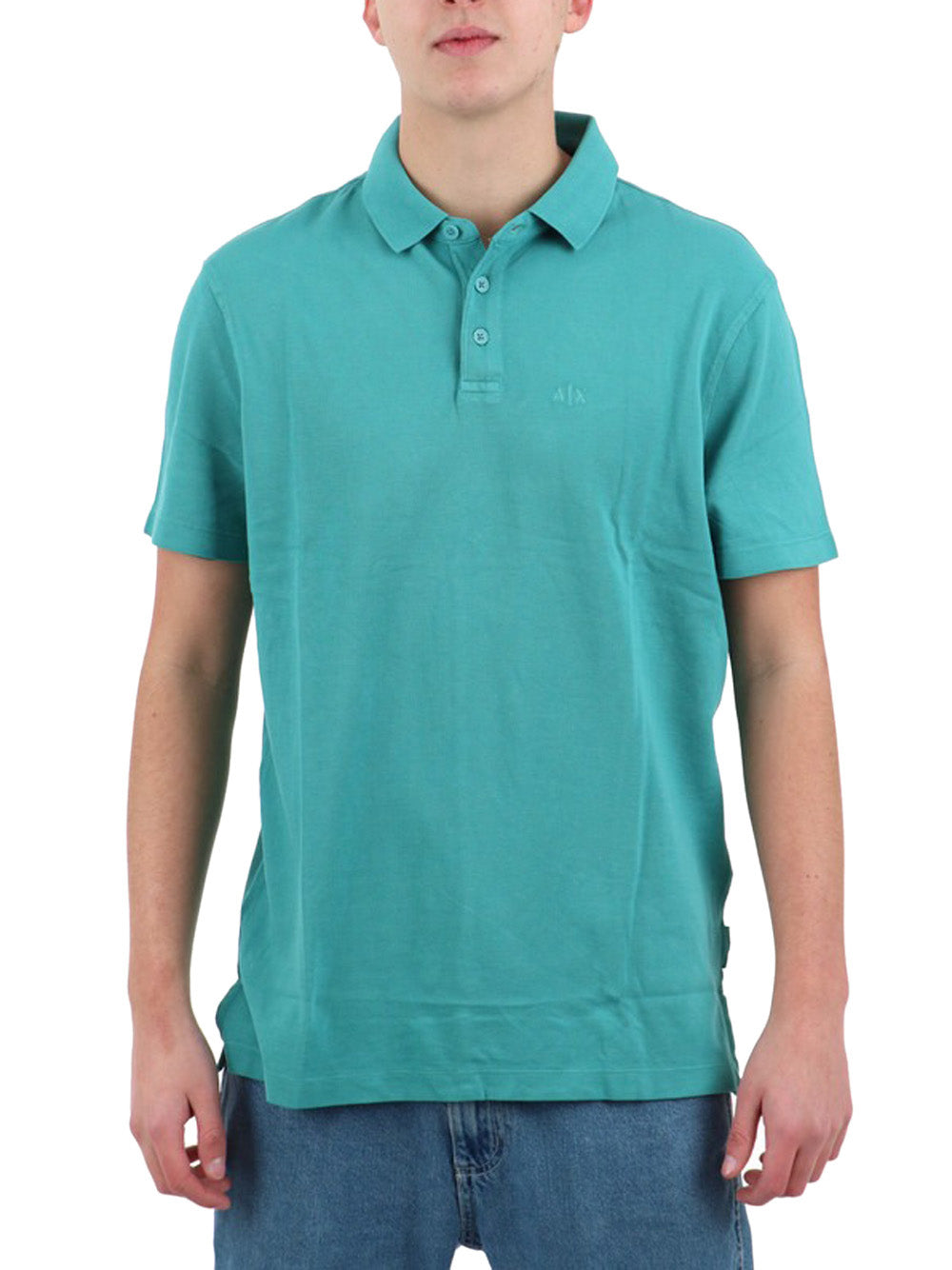 Polo Armani Exchange da Uomo - Verde