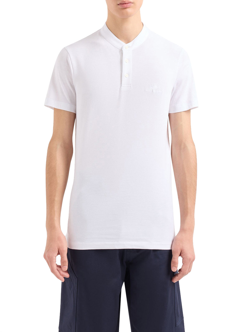 Polo Armani Exchange da Uomo - Bianco