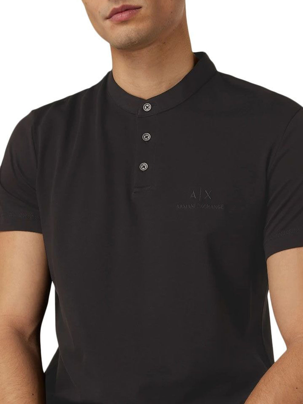 Polo Armani Exchange da Uomo - Nero