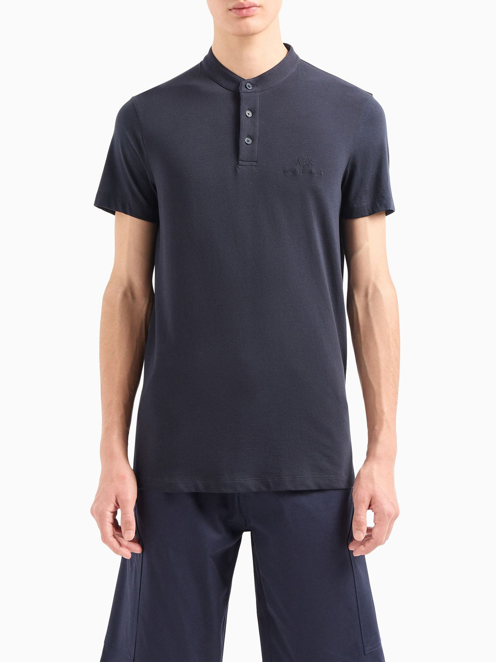 Polo Armani Exchange da Uomo - Blu