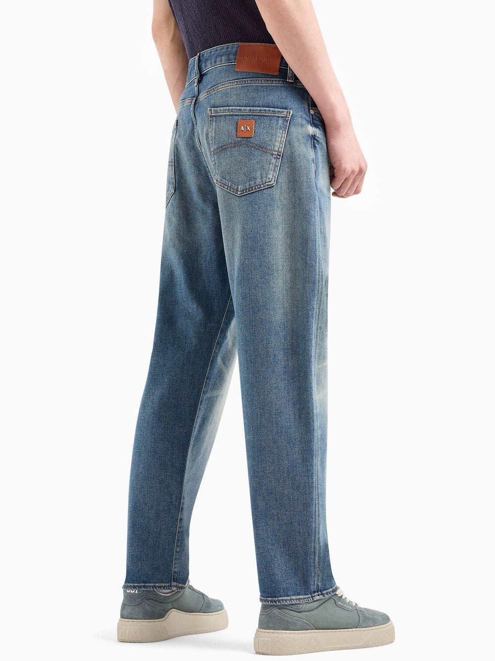 Jeans Mom Armani Exchange da Uomo - Denim