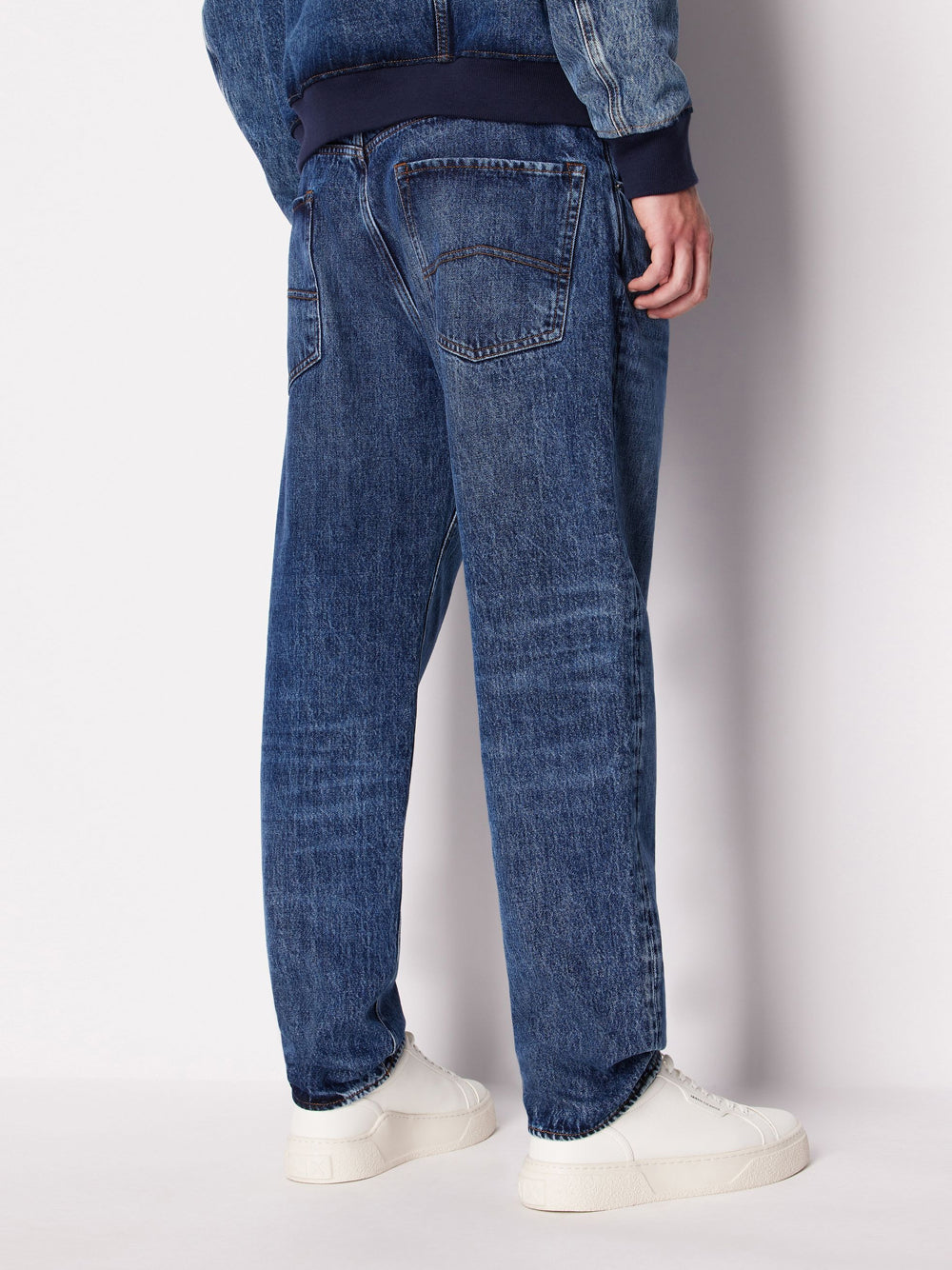 Jeans Tapered Armani Exchange da Uomo - Denim