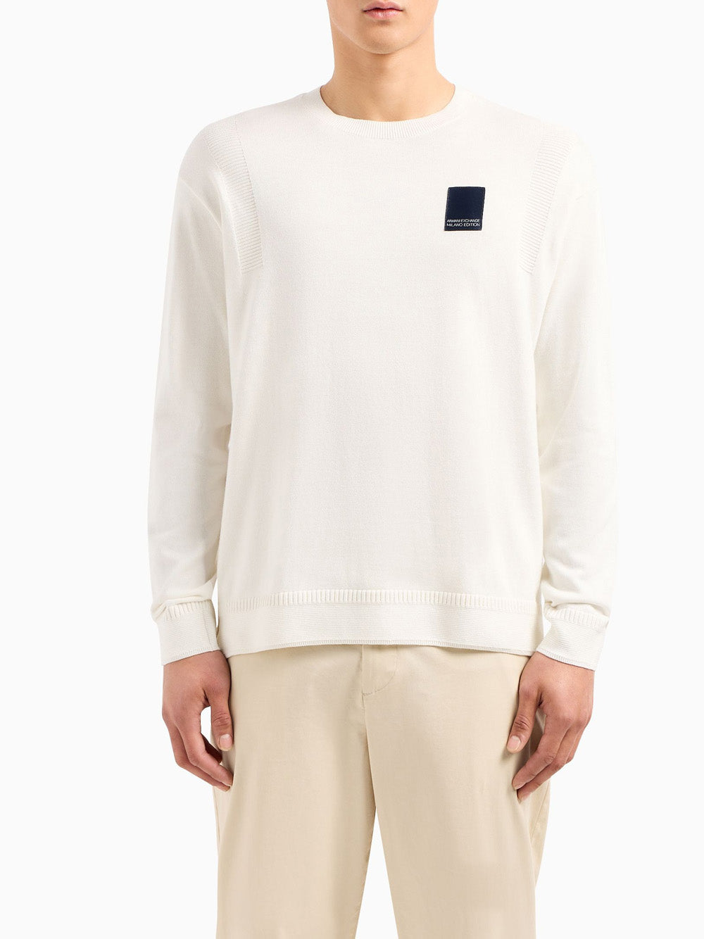 Pullover Armani Exchange da Uomo - Bianco