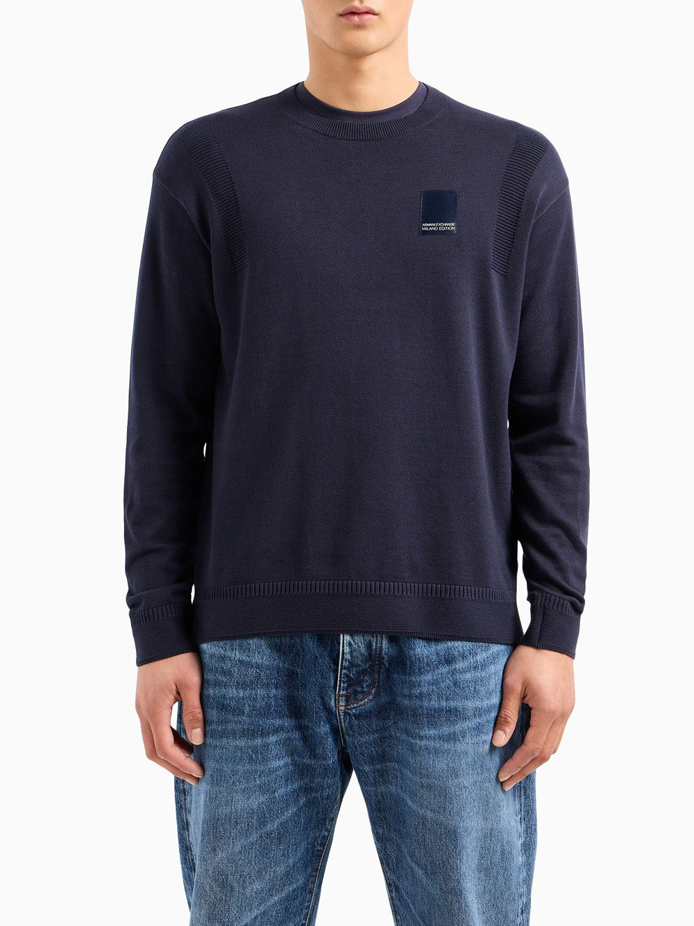 Pullover Armani Exchange da Uomo - Blu