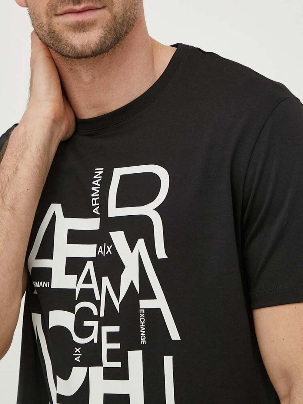 T-shirt Armani Exchange da Uomo - Nero