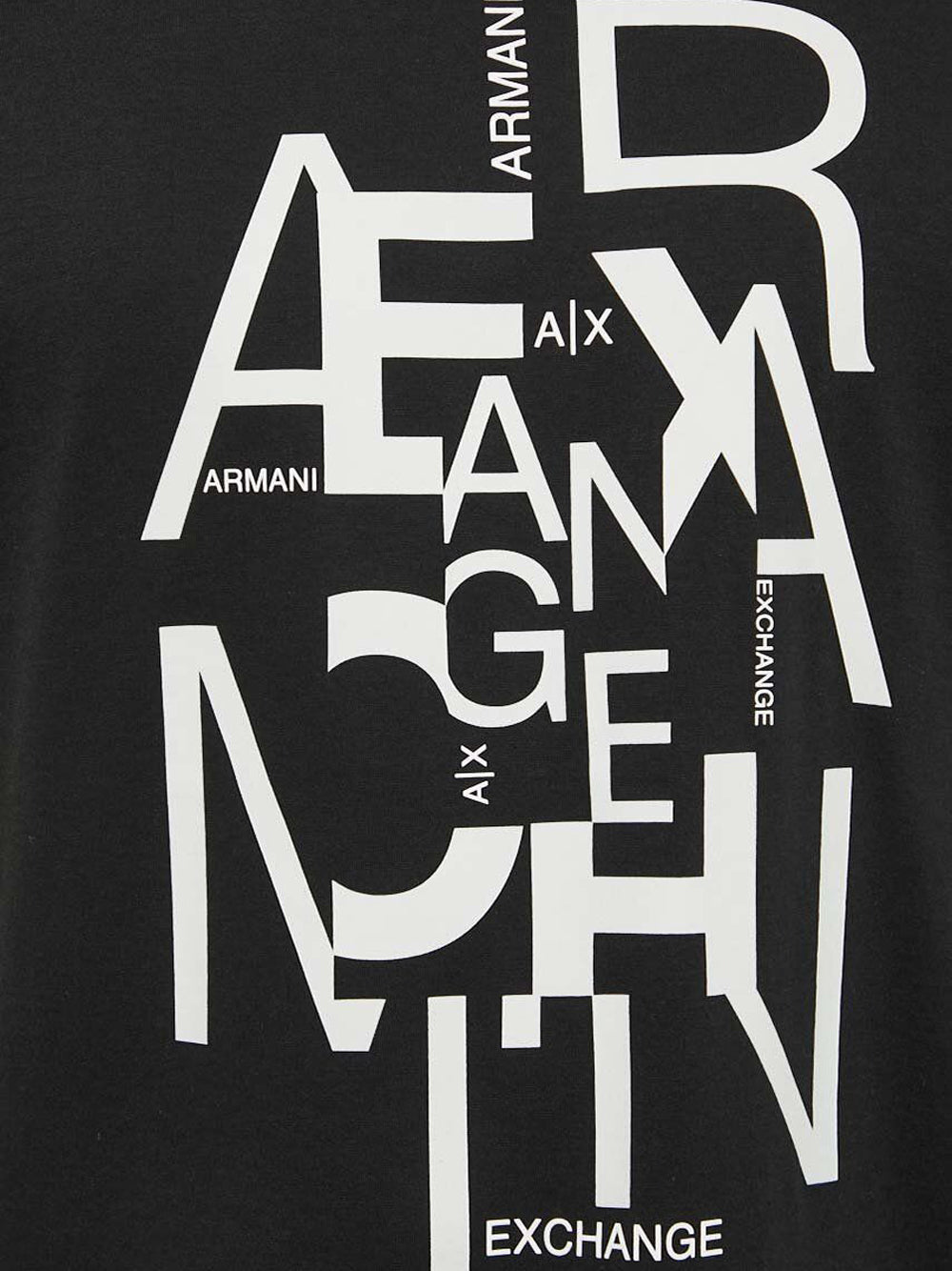 T-shirt Armani Exchange da Uomo - Nero