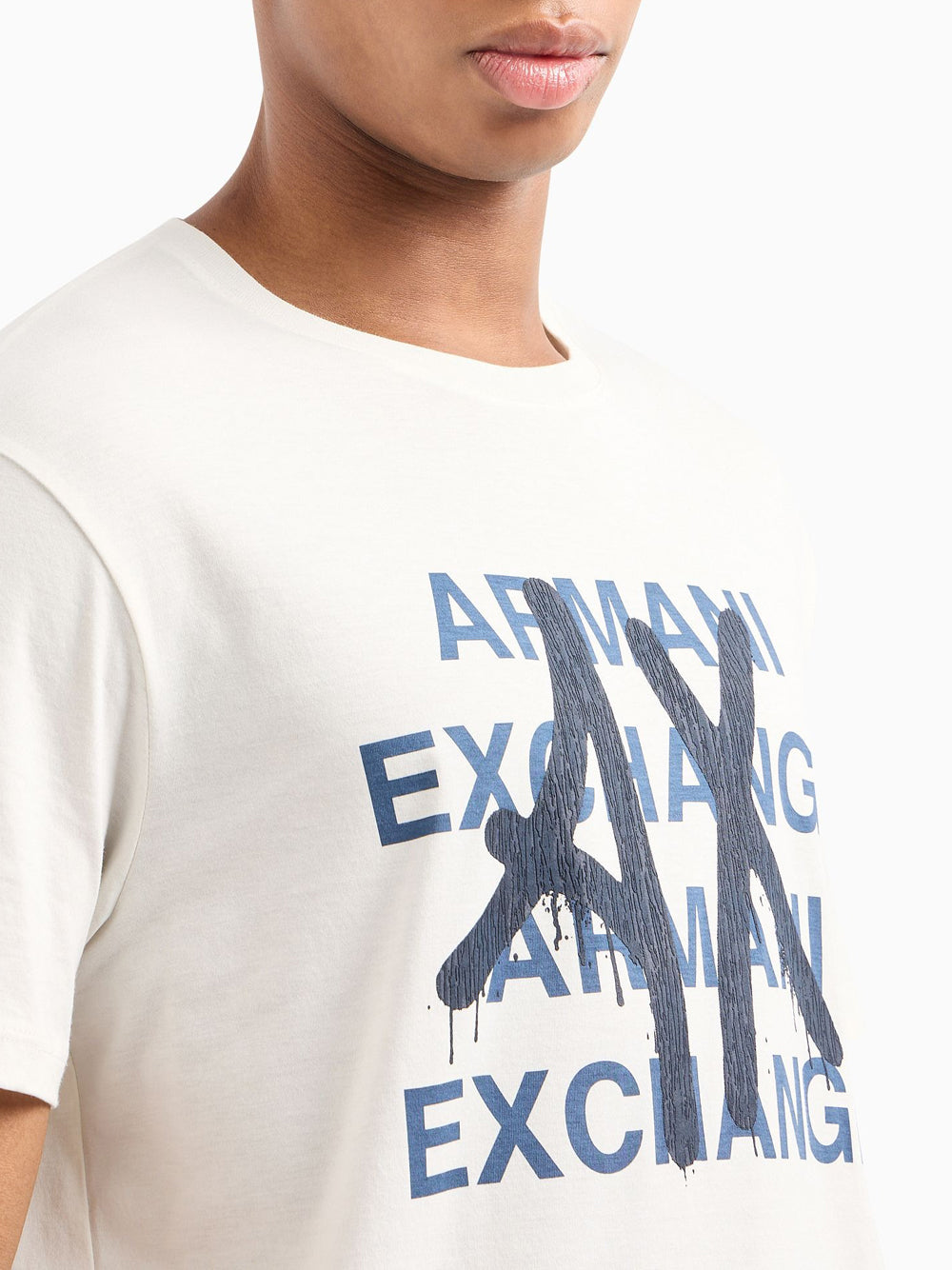 T-shirt Armani Exchange da Uomo - Bianco