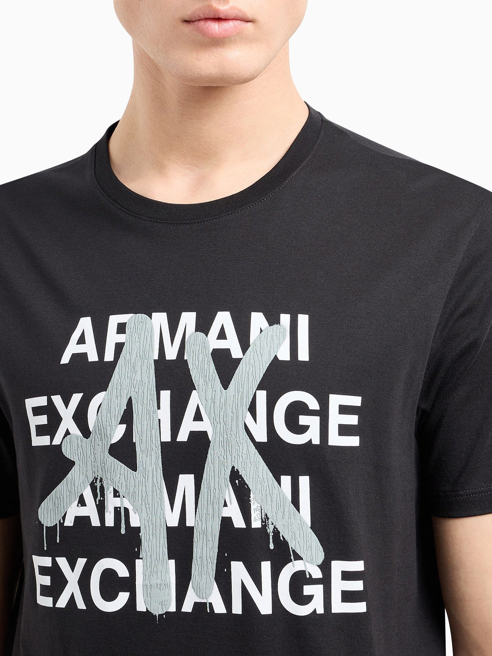 T-shirt Armani Exchange da Uomo - Nero