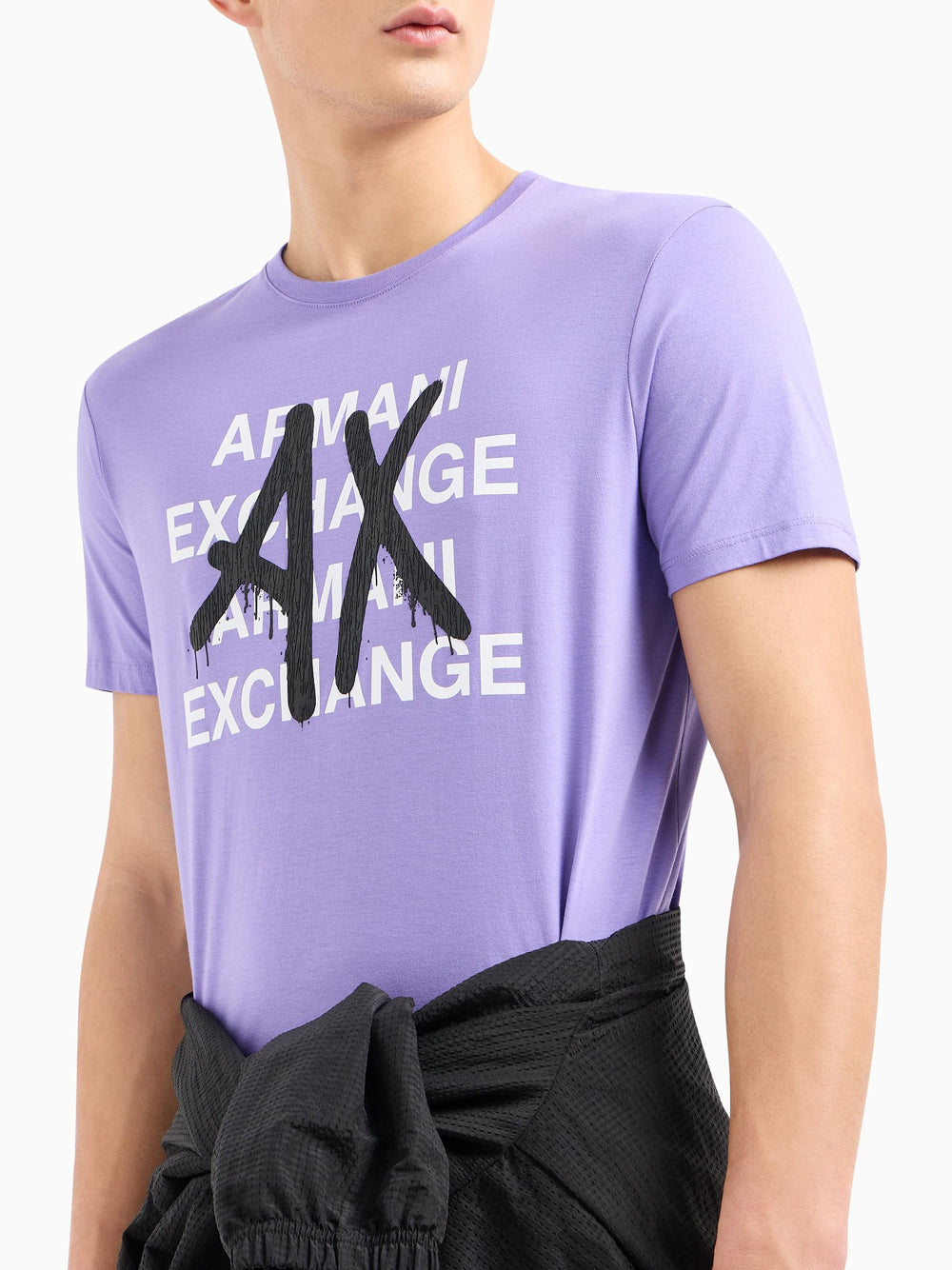 T-shirt Armani Exchange da Uomo - Viola