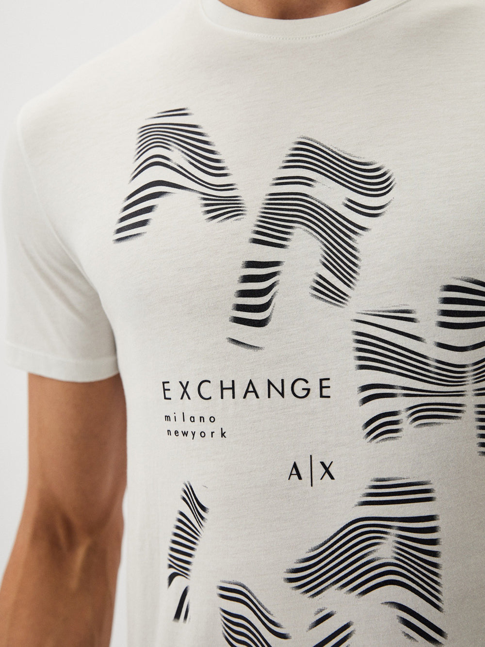 T-shirt Armani Exchange da Uomo - Bianco