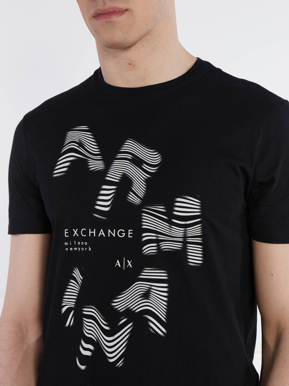 T-shirt Armani Exchange da Uomo - Nero