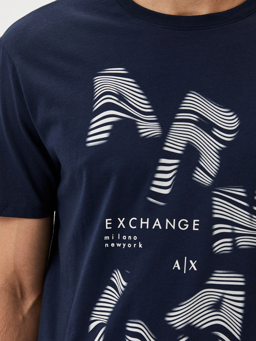 T-shirt Armani Exchange da Uomo - Blu