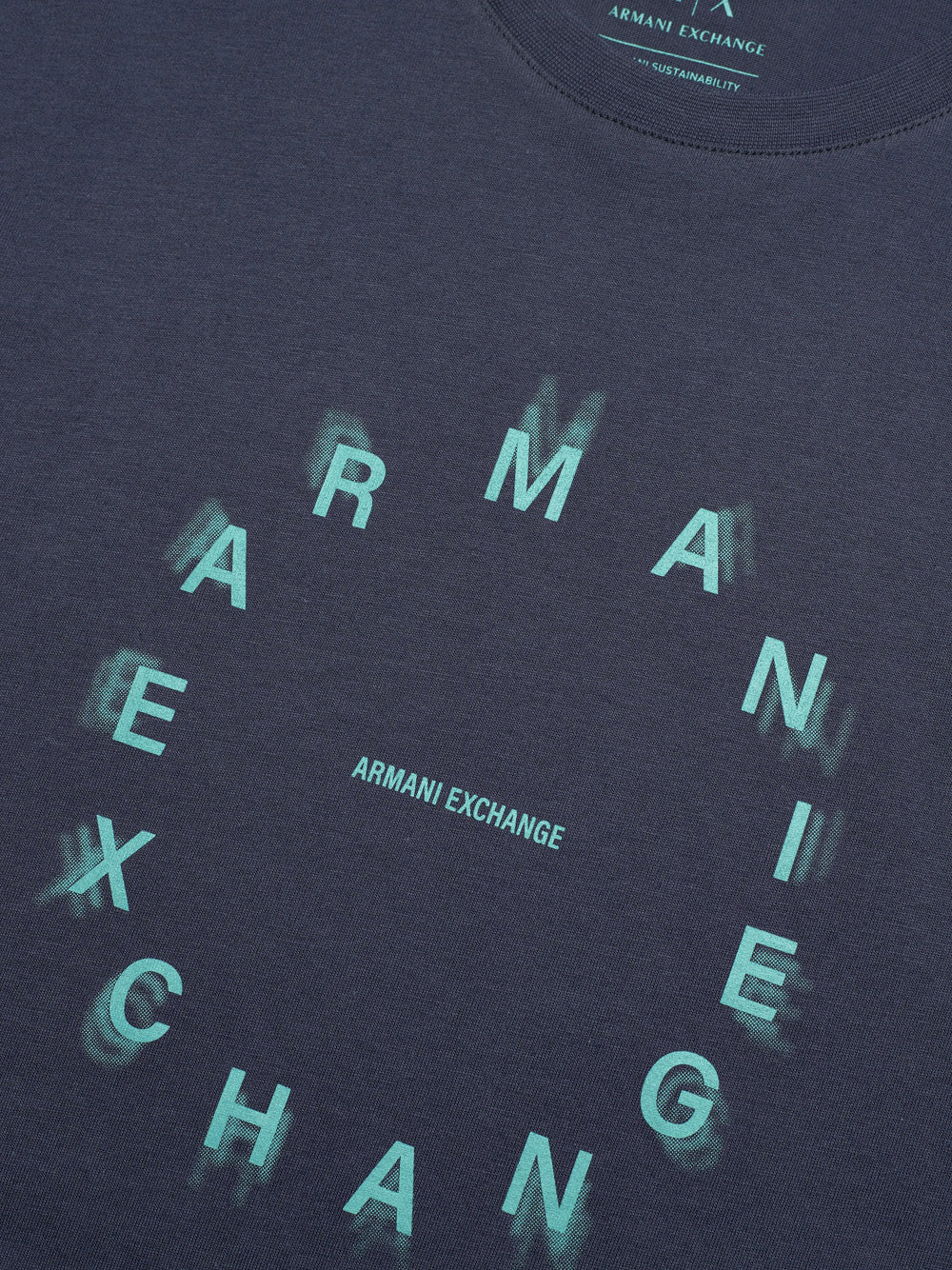 T-shirt Armani Exchange da Uomo - Blu