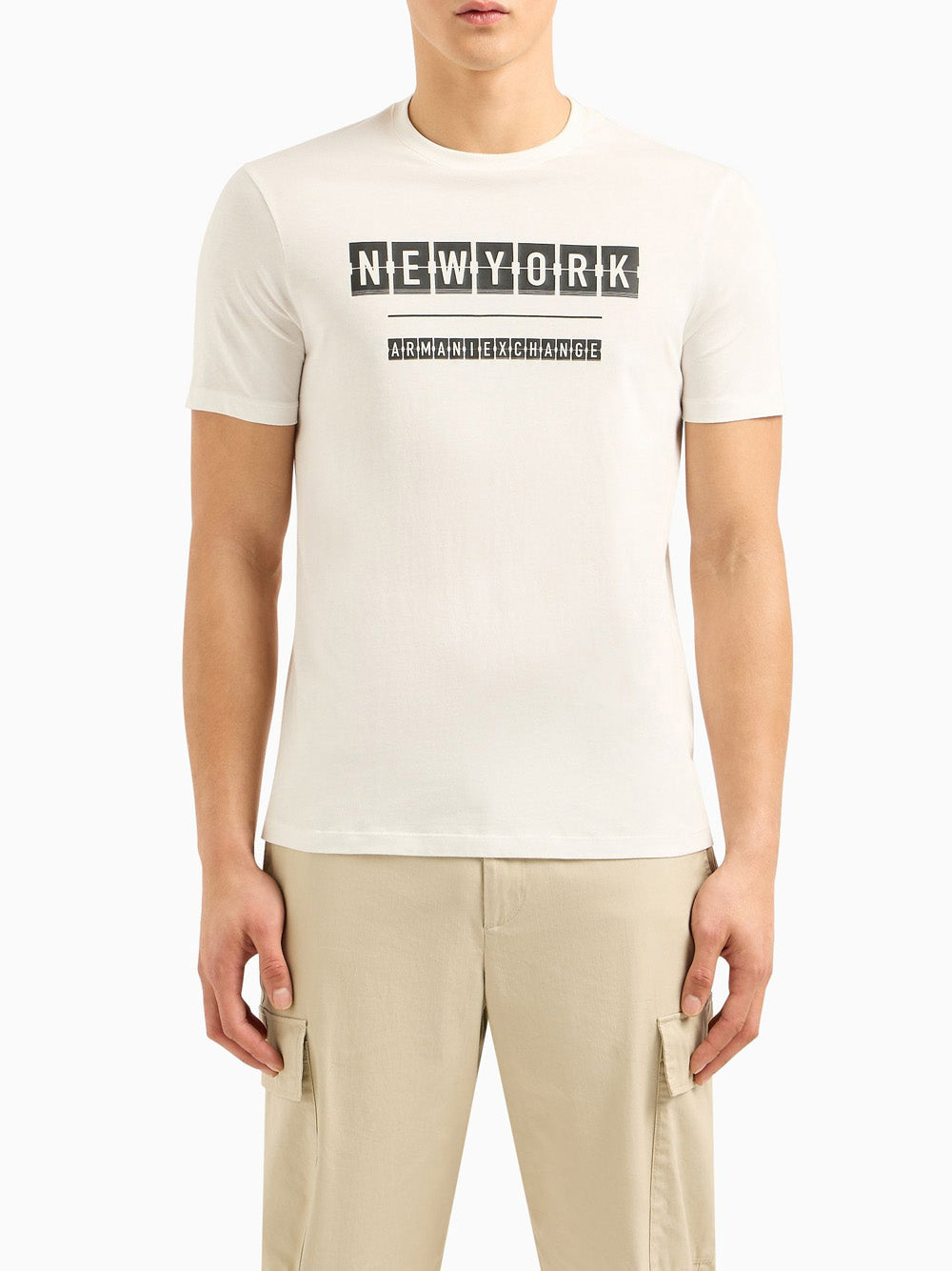 T-shirt Armani Exchange da Uomo - Bianco