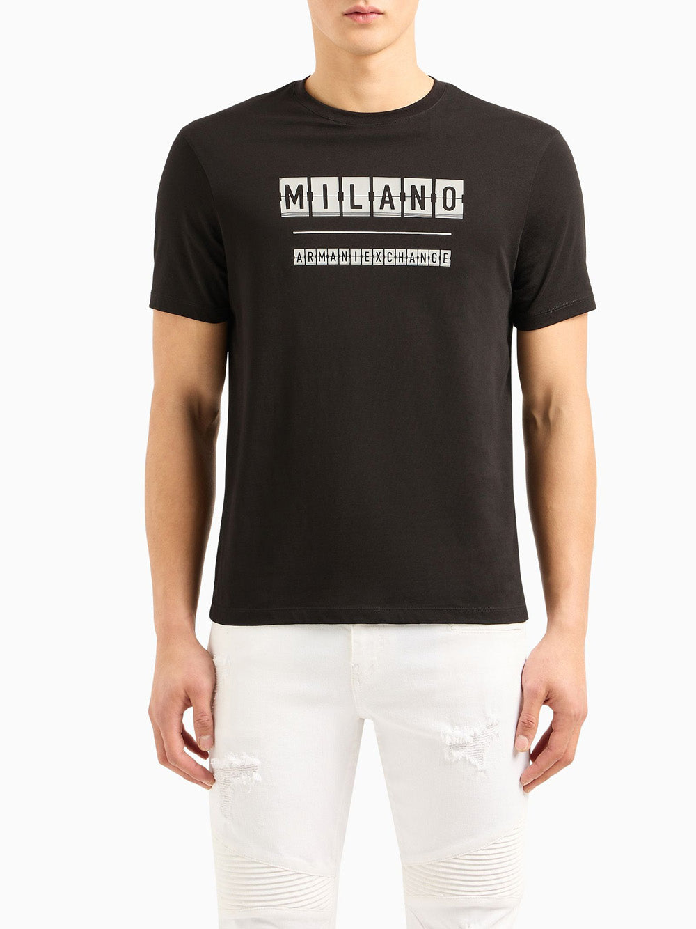 T-shirt Armani Exchange da Uomo - Nero