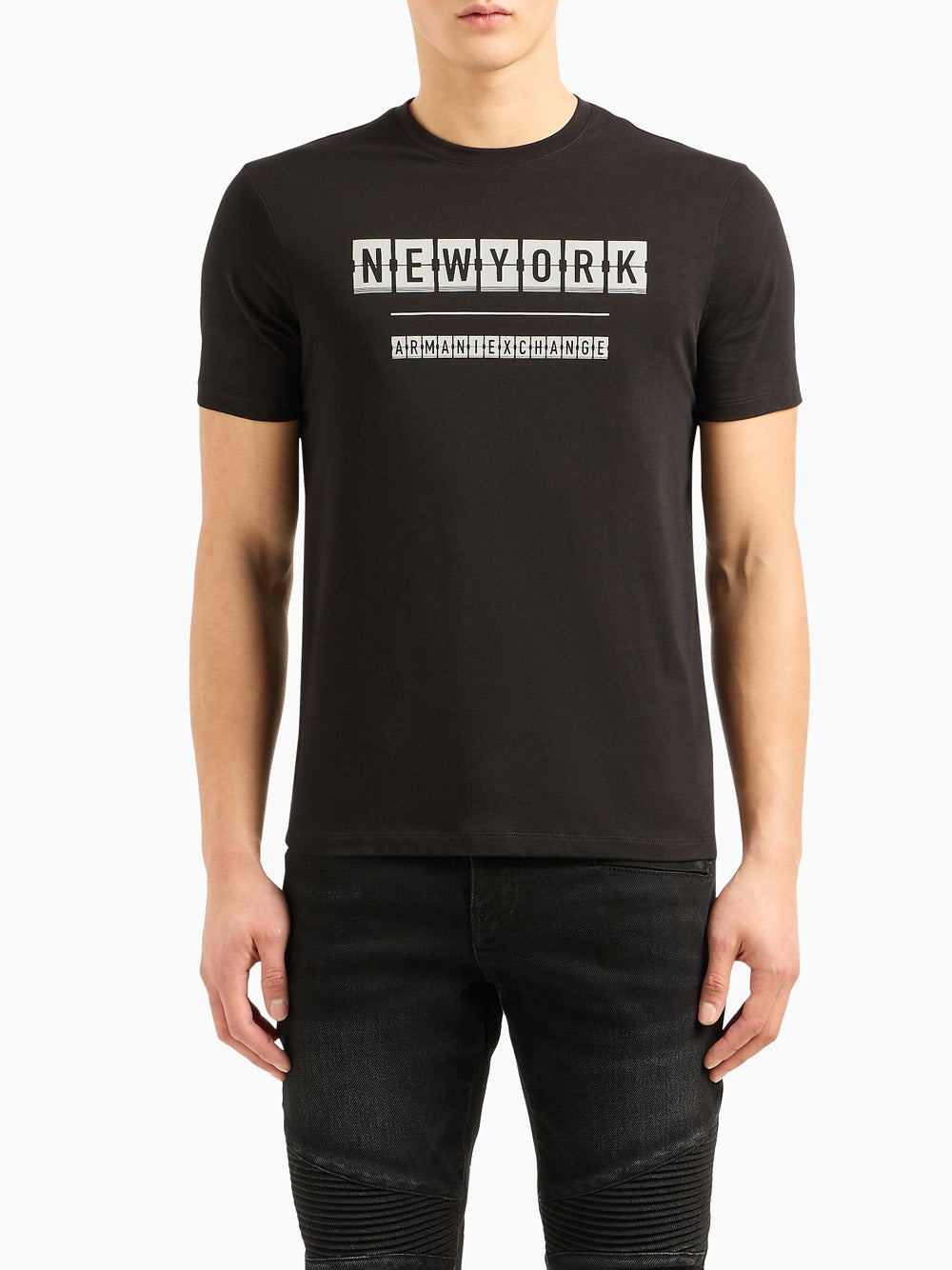 T-shirt Armani Exchange da Uomo - Nero